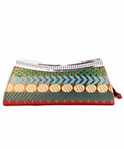 Fidato Black Shawl + Banarasi Clutch